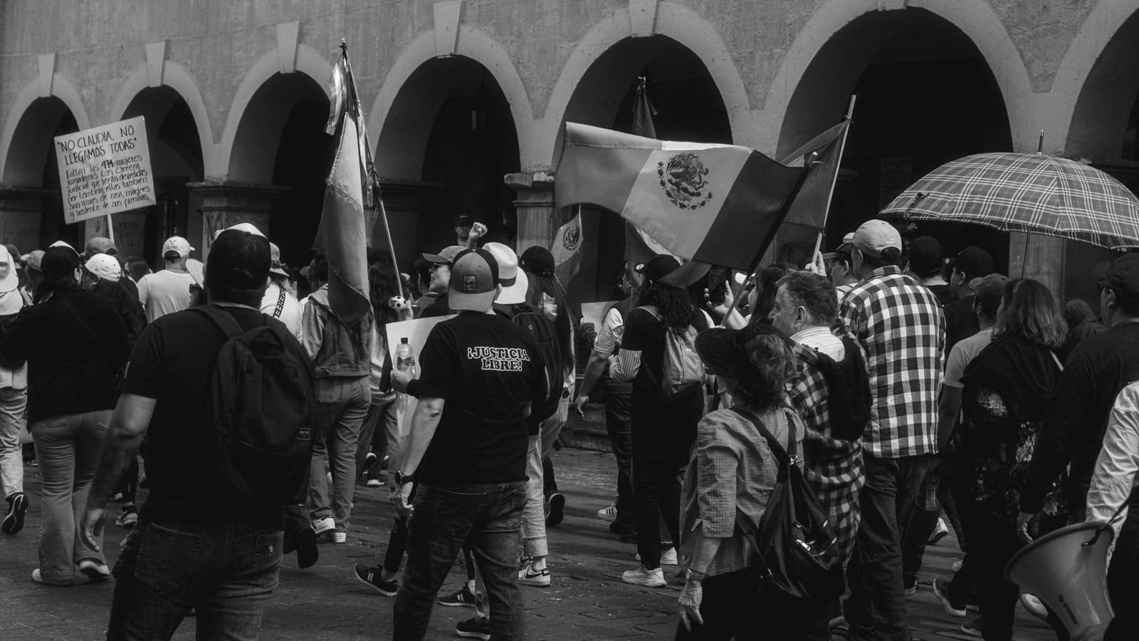 Ciudadanía participando en una marcha